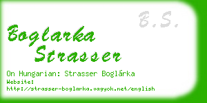 boglarka strasser business card